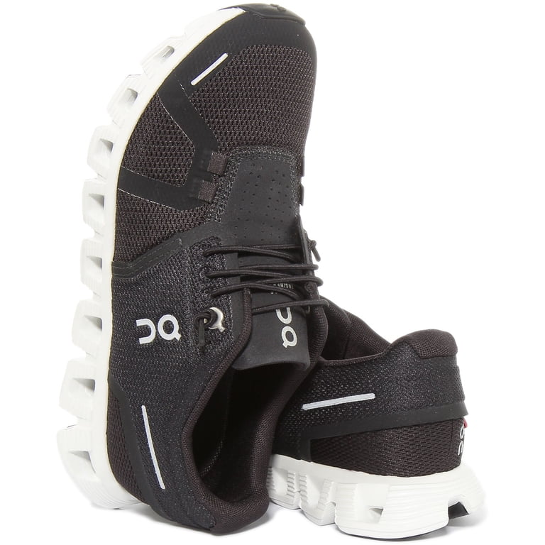 On-Women's Cloud 5, Black/White, Size 7.5 Medium, Zero-Gravity