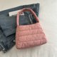 thumbnail image 4 of Bolso Con Asa Superior Hinchado Mano para Mujer Bolsos Color Sólido, 4 of 9