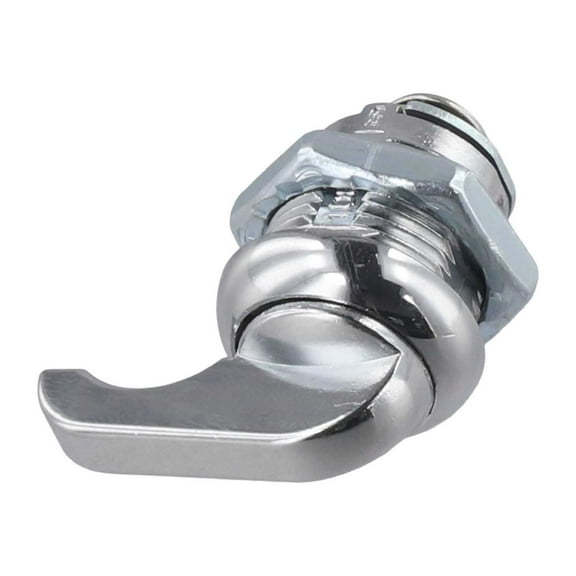 Cabinet Lock Keyless Cam Lock Suitable For Lockers Zinc Alloy Construction Chrome Plating Finish Lock Accessory