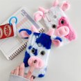 thumbnail image 3 of MasteelfCA Étui de Protection pour Téléphone Intelligent en Peluche Vache Lait Compatible pour Moto g Pro, 3 of 6