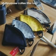thumbnail image 2 of Multifunctional Camping Purse with Hook X-PAC Nylon Manual Coffee Filter Paper Storage Bag for Picnic, 2 of 12