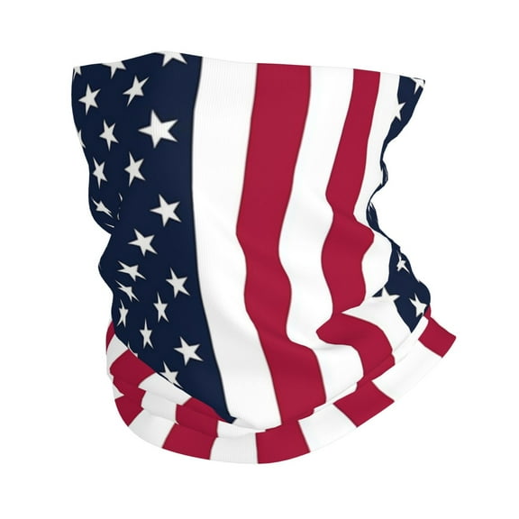 America Flag Face Mask Bandanas Neck Gaiter Headwear Magic Scarf Headband For Dust Sun Wind