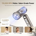 thumbnail image 2 of Dreame Pocket 2026 Hair Dryer, Travel Blow Dryer with Diffuser, 1300W Professional High Speed Ionic Hair Blower, Fast Drying, Low Noise, Lightweight, No Heat Damage, 2 of 8