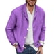thumbnail image 4 of Men Lapel Suit Jacket Versatile Pure Color Casual Suit Jacket Top Comfortable  for Dating for Home ANGGREK Otros, 4 of 6