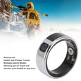 thumbnail image 4 of Health Fitness Ring, Smart Ring Portable IP68 Water Proof Mobile App Connectivity Long Lasting Battery Life Touch Screen  for Exercise #9 Inner Diameter 18mm / 0.71in,#10 Inner, 4 of 7