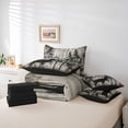 thumbnail image 6 of Homewish Woodland Animal Deer 7-Piece Twin Bedding Sets,Rustic Farmhouse Cabin Bedding Comforter Set,Old Wooden Board Sheet Sets For Men Women,Super Cozy Room Decor Reversible, 6 of 8