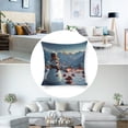 thumbnail image 3 of Snowman in Winter Forest at NightLinen toss pillowcase decoration pillowcase gifting preferred 20x20 inch cushion cover 2 sets sofa pillowcase sofa bedroom living room car, 3 of 6