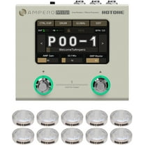 Hotone Ampero Mini Touch Screen Operation Guitar Effects Pedals, Aluminum Multicolor, 1.76 lb