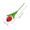 thumbnail image 2 of PAMINGONO Red Artificial Tulips Silk Flowers Uv Resistant Faux Tulips for Wedding and Garden, 2 of 5