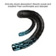thumbnail image 4 of Yuarrent 2021 nueva cinta para manillar de bicicleta de carretera serie de Metal agarre accesorios de ciclismo Fixie Gear Correa PU EVA envoltura Ciclismo azul negro Yuarrent OD001382-03B, 4 of 6