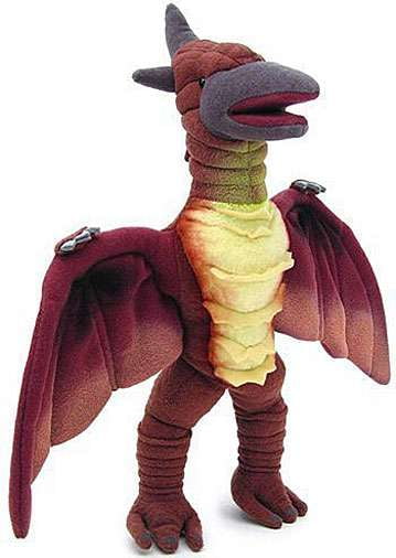 stuffed godzilla toy