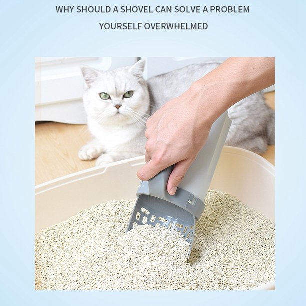 Shovel Self Cleaning Cats Litter Scooper OnePiece Portable Box
