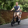 thumbnail image 2 of PRINTE N14 Class 2 Electric Bike Black 500W 48V 20MPH, 14' Mini Ebike for City Commuter for Adult with Two Seats UL2849, 2 of 10