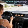 thumbnail image 4 of 5 Beehive Car Decorations, Shiny Air Freshener Vent Clips Car Accessories Decoration for Refillable Outlet Diffuser, Suitable for Most Cars (Bee), 4 of 5