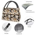 thumbnail image 4 of Balery Retro Hydrangeas Bolsa de Aislamiento Portátil – Bolsa de Almuerzo con Forro de Aluminio Mejorado, Funda Impermeable y Fácil de Limpiar para Picnic y Caja de Almuerzo, 4 of 6