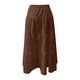 thumbnail image 5 of Falda holgada con cintura elástica y cinturón para mujer: poliéster transpirable para ropa informal, 5 of 6