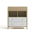 thumbnail image 6 of Storkcraft Alpine 2-Drawer Infant Changing Table Dresser, Driftwood with White, 6 of 14