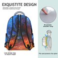 thumbnail image 5 of Galaxy Print Waterproof Backpack with Adjustable S-shaped Shoulder Straps, 5 of 5