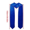 thumbnail image 5 of Graduation Stole Plain Stole Teens Unisex College Scarf Not Fading, 5 of 17