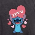 thumbnail image 3 of Lilo & Stitch - Luv U - Women's Short Sleeve Graphic T-Shirt, 3 of 5