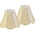 thumbnail image 1 of Lamp Shade GO&SO Gold, campana mediana, 6 x 13 x 27 cm, tela de lino, 1 of 9