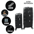 thumbnail image 5 of Juego 2 Maletas De Viaje 10 Kg Y 25 Kg Rigidas Ruedas Desmontables Y Candado Numerico, 5 of 5