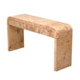 thumbnail image 4 of EUROCO 60" Entryway Console Table,Long Sofa Table with 2 Drawers and Burl Wood Veneer,Entry Way Table for Living Room, Hallway, Foyer,Brown, 4 of 8