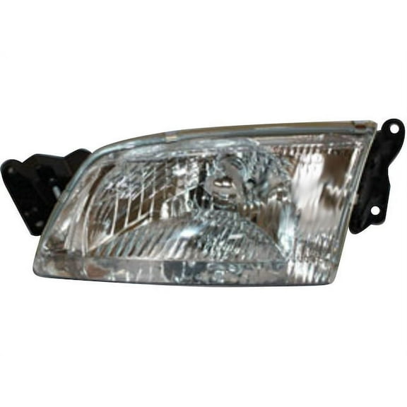 Left Headlight Assembly - Compatible with 2000 - 2002 Mazda 626 Sedan 2001