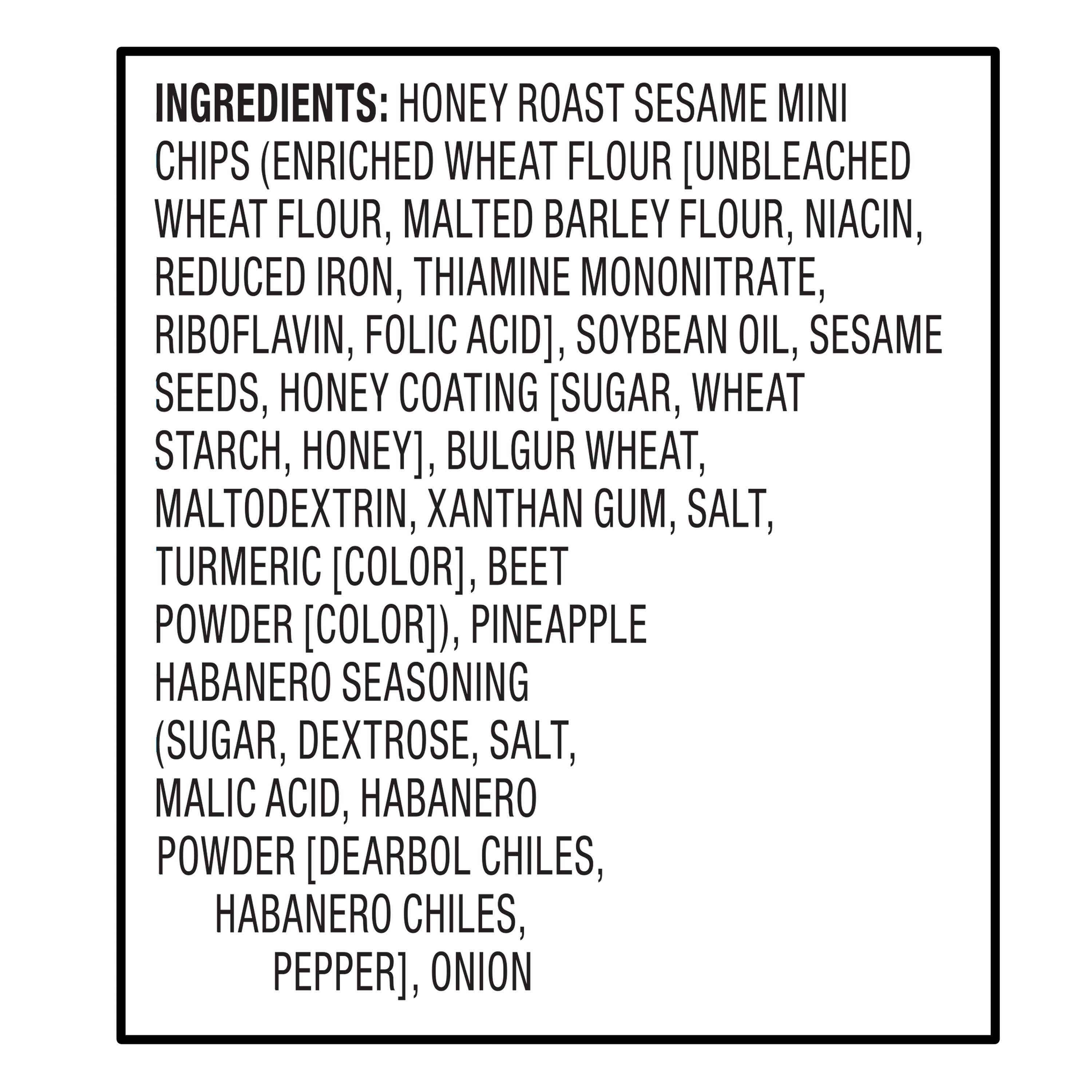 bettergoods Pineapple Habanero Seasoned Sesame Chips, 8 oz