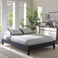 thumbnail image 2 of Bowery Hill Contemporary Upholstery Full Platform Bed in Dark Gray, 2 of 2