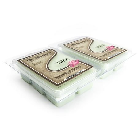 Christmas Air Fresheners Christmas Tree Wax Melts Multi Pack - 2 Highly Scented Bars - Made With Natural Oils - Christmas & Holiday Air Freshener Cubes Collection ()