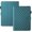 Darkgreen, variant on for iPad mini 1/2/3/4/5 Folio Flip Case, Elegant Ultra Slim PU Leather Case with Smart Wake Sleep Kickstand Function Pencil Holder and Card Slots for iPad mini 1/2/3/4/5, Black
