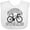 AA-White, variant on Inktastic I'd Rather Be Cycling Boys or Girls Baby Bib