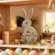 thumbnail image 4 of Decoraciones de Pascua, adornos de Pascua, regalos de Pascua, suministros para fiestas de Pascua, conejos de madera, colgante para decoración del hogar, lindo adorno estilo bosque, adorno colgante de, 4 of 6