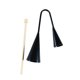 thumbnail image 1 of Niños Educación Temprana Agogo Bell Toy Tradicional Pequeño Musical Instrumento de Batidor para Niños de Dos Tonos con Palo de Madera (Negro), 1 of 8