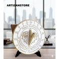 thumbnail image 4 of 60th Wedding Diamond Sundial by Brass Wedding Gift Idea for Couples, 4 of 5
