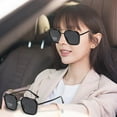 thumbnail image 4 of Adjustable Tint Polarized Sunglasses for Men Women, Retro Square Lenses, UV Protection for Outdoor, Beach, Driving, Fashionable & Functional Shade Glasses, 4 of 6