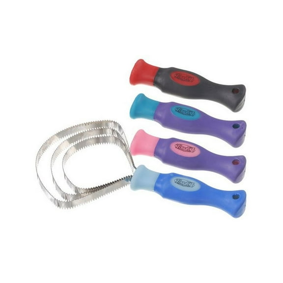 Tough-1 Curry Comb Metal Stainless Steel Blade 6 Pack 68-1601