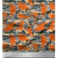 thumbnail image 1 of Soimoi Cotton Duck Fabric Camouflage Texture & Dinosaur Animal Fabric Prints By Yard 42 Inch Wide, 1 of 1