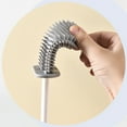thumbnail image 7 of COFEST Toilet Bowl Brush and Holder with 3 Type Brush (Round Silicone Brush + Flat Silicone Brush + Slit Brush) Toilet Bowl Brush Clean Every Corner Of The Toilet White, 7 of 7