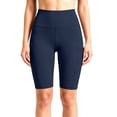 thumbnail image 5 of UDAUDU Biker Shorts for Women with Pockets High Waisted 6"/7" Booty Comfy Spandex Volleyball Short for Workout Gym Yoga Navy XL, 5 of 6