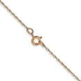 thumbnail image 6 of Auriga Fine Jewelry 14K Rose Gold 0.5mm Rope Chain Necklace 18inch for Women, 6 of 6