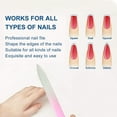 thumbnail image 4 of 20Pcs Crystal Glass Baby Nail Files Buffer Mini Manicure Kit Nail Polishing Nail Supplies For Nail Care-Pink, 4 of 5