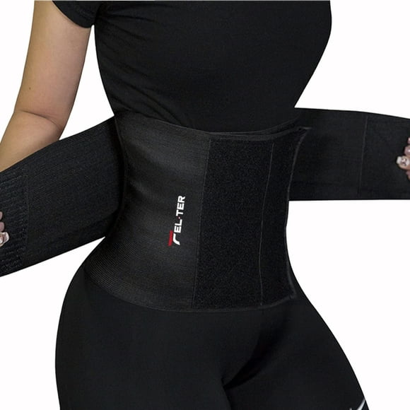 Faja Doble Compresión, Gym, Felter Sports FELTER SPORTS Negro / XXS