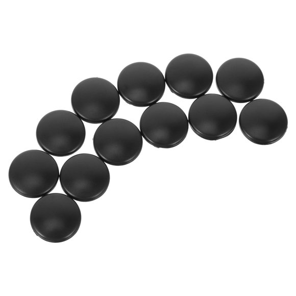 HAMPPLIES 12Ud Cubiertas Protectores De Tornillos Para Puerta De Auto Accesorios Decorativos Negros Duraderos
