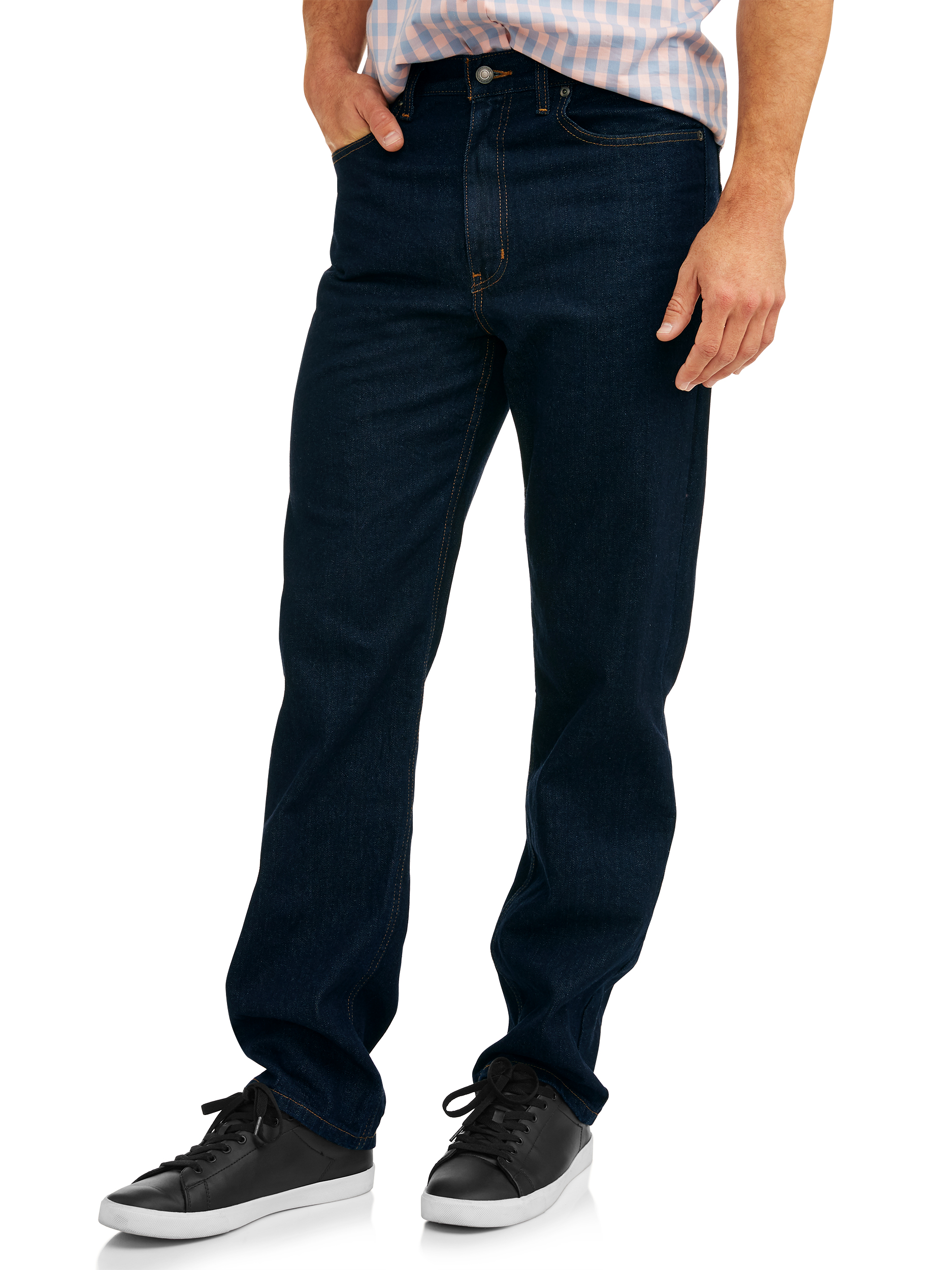 George Men's and Big Men's 100% Cotton Relaxed Fit Jeans - image 4 of 6