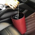 thumbnail image 2 of Contenedor de basura interior para almacenamiento de coche, organizador de residuos, impermeable, plegable, accesorio para coche, color gris, 2 of 5