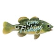thumbnail image 6 of Ebros Southwest Nautical Gone Fishing Sea Bass Fish Hanging Wall Plaque 16.75"L, 6 of 6