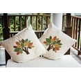 thumbnail image 3 of 18" x 18" Simply Daisy Printed Quilt Tree Polyester Indoor/Outdoor Pillow, Forest Green Qty 1, 3 of 6