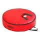 thumbnail image 1 of Contenedor de almacenamiento para coronas navideñas, Navidad con asas de transporte, redondo, L, 1 of 9